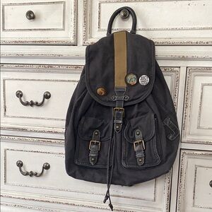 Juicy Couture Blue Backpack with Durable Design and Rugged Appeal